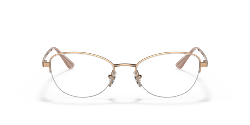 VOGUE METAL GOLD SEMI RIM OVAL FRAME