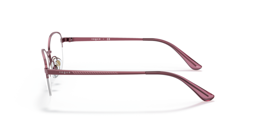 VOGUE METAL PURPLE SEMI RIM OVAL FRAME