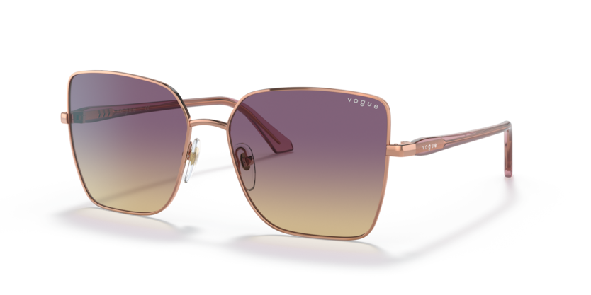 VOGUE METAL BUTTERFLY ROSE GOLD FULL SUNGLASS