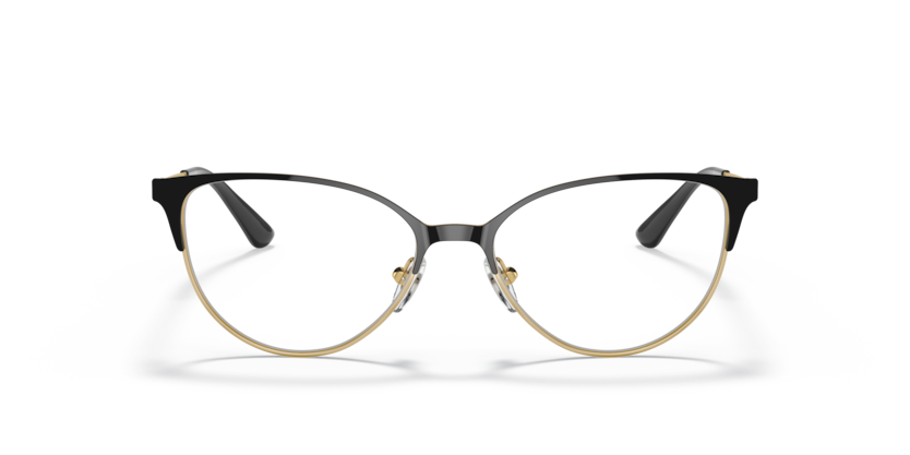 VOGUE METAL CATEYE BLACK GOLD FULL FRAME