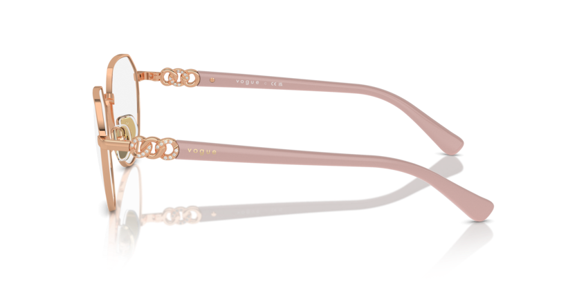 VOGUE METAL IRREGULAR ROSE GOLD FULL FRAME