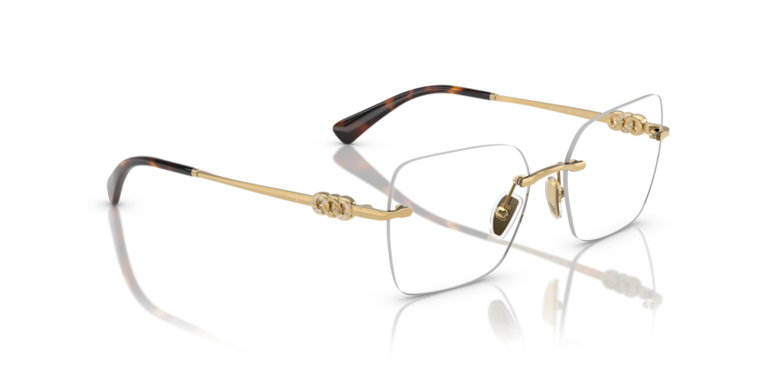 VOGUE METAL RIMLESS SQUARE FRAME