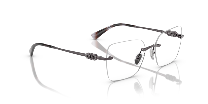 VOGUE METAL RIMLESS SQUARE FRAME
