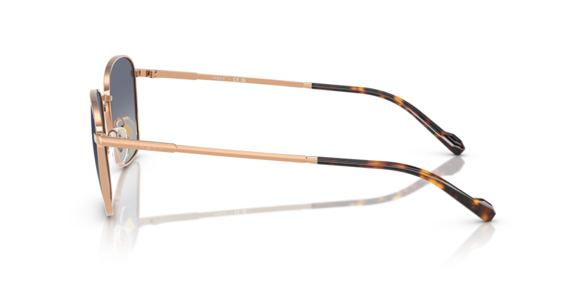 VOGUE METAL ROSE GOLD SQUARE FULL SUNGLASS