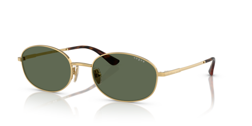 VOGUE METAL OVAL GOLD FULL SUNGLASS