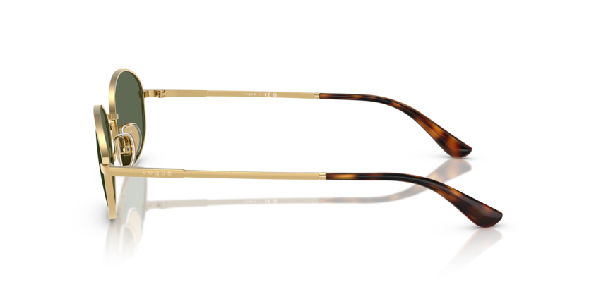 VOGUE METAL OVAL GOLD FULL SUNGLASS