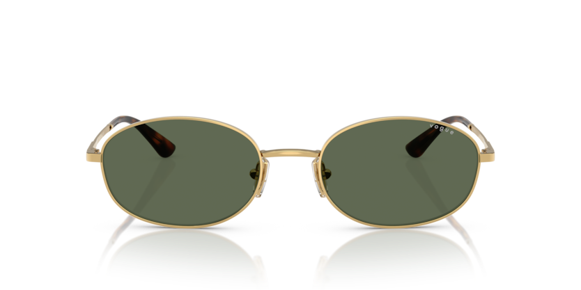 VOGUE METAL OVAL GOLD FULL SUNGLASS