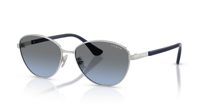 VOGUE METAL SILVER BUTTERFLY FULL SUNGLASS