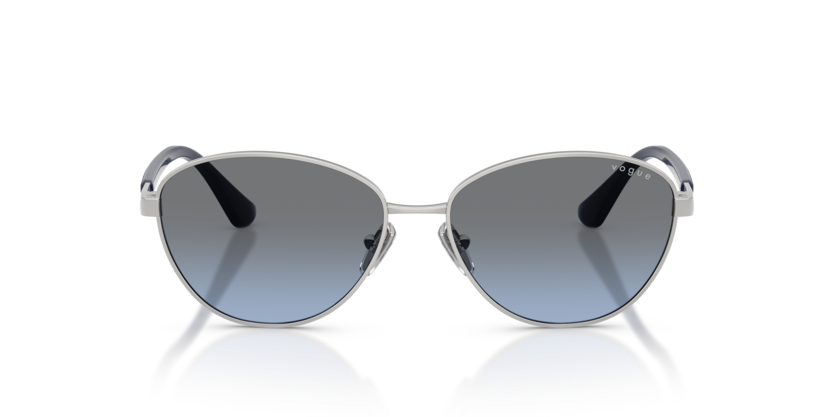 VOGUE METAL SILVER BUTTERFLY FULL SUNGLASS