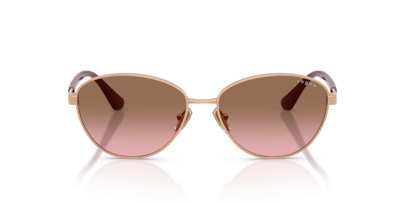 VOGUE METAL CATEYE ROSE GOLD FULL SUNGLASS