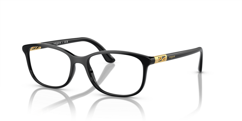 VOGUE PLASTIC BLACK SQUARE FULL FRAME