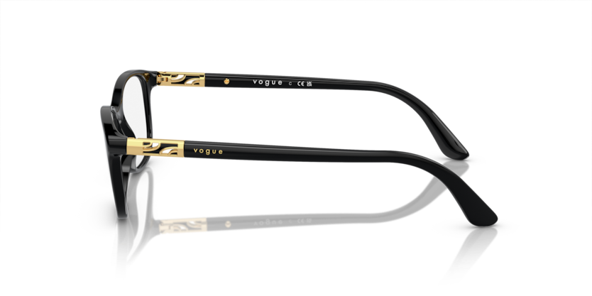 VOGUE PLASTIC BLACK SQUARE FULL FRAME