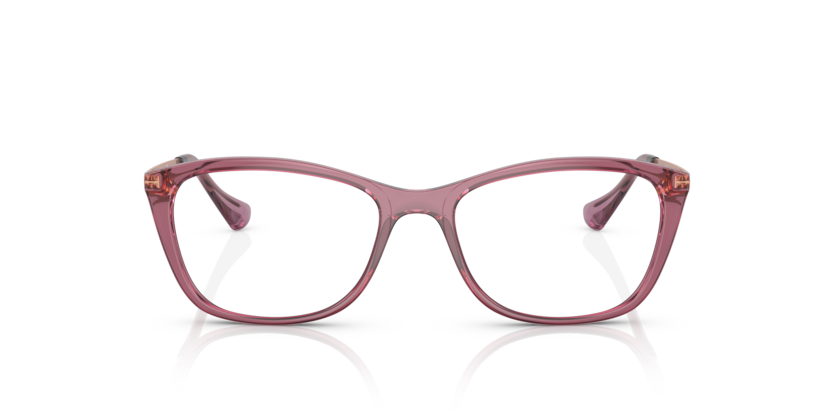 VOGUE PLASTIC TRANSPARENT PURPLE CATEYE FULL FRAME