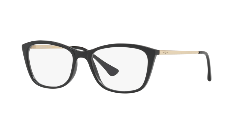 VOGUE PLASTIC BLACK GOLD BUTTERFLY FULL FRAME