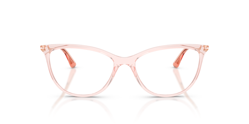 VOGUE PLASTIC TRANSPARENT PINK CATEYE FULL FRAME