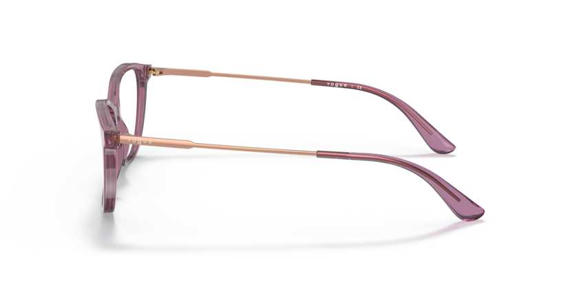 VOGUE PLASTIC TRANSPERENT PURPLE CATEYE FULL FRAME