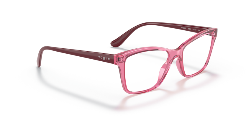 VOGUE PLASTIC SQUARE ANTIQUE PINK FULL FRAME