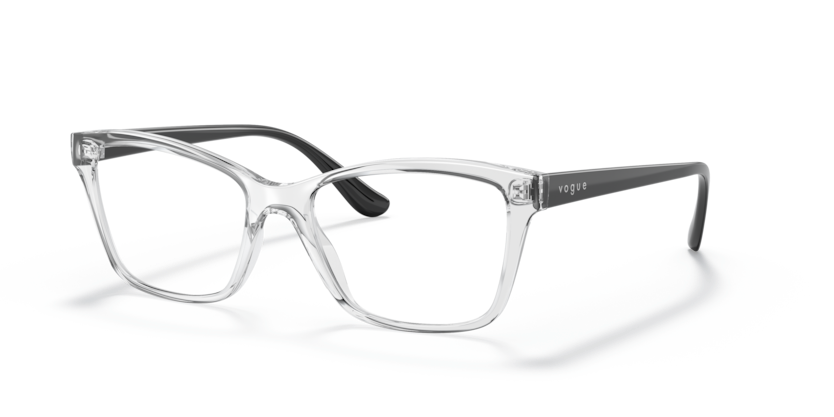 VOGUE PLASTIC TRANSPARENT SQUARE FULL FRAME