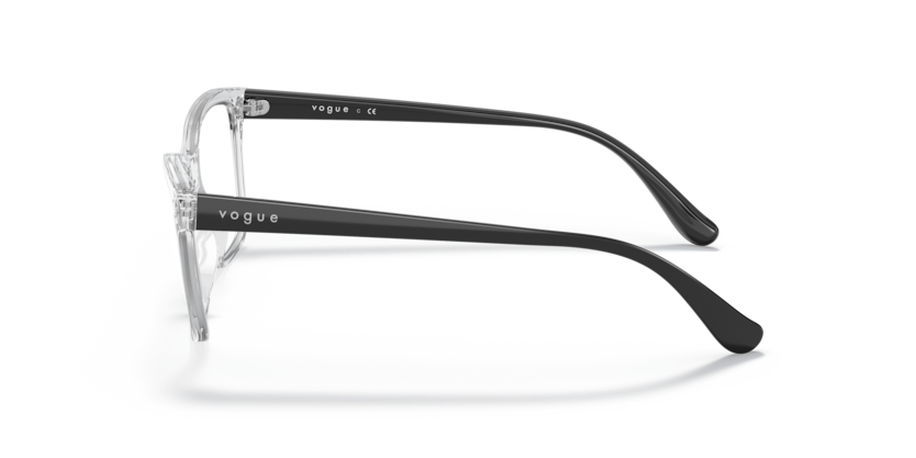 VOGUE PLASTIC TRANSPARENT SQUARE FULL FRAME