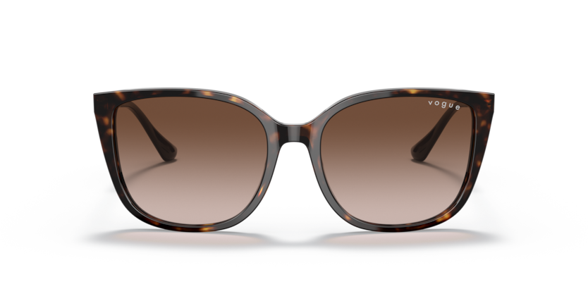 VOGUE PLASTIC CATEYE DARK HAVANA FULL SUNGLASS