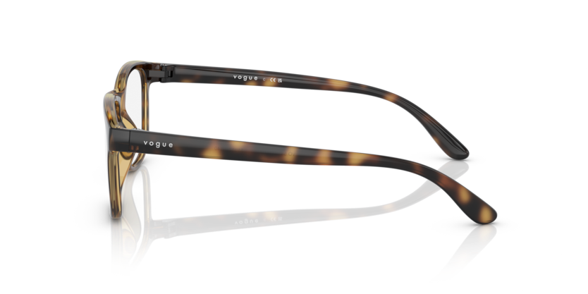 VOGUE PLASTIC DARK HAVANA SQUARE FULL FRAME