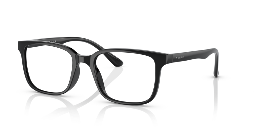 VOGUE PLASTIC BLACK SQUARE FULL FRAME