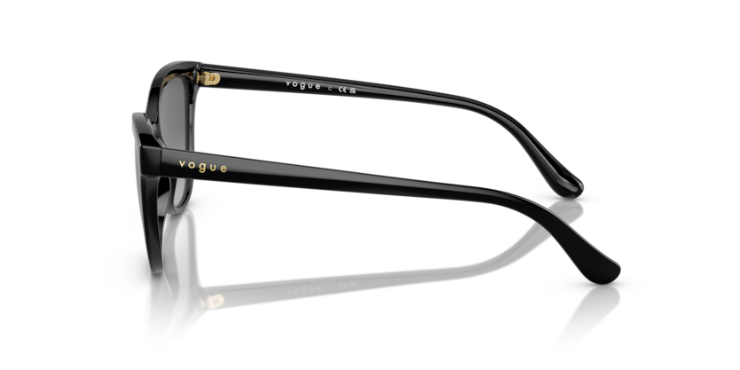 VOGUE PLASTIC CATEYE BLACK FULL SUNGLASS