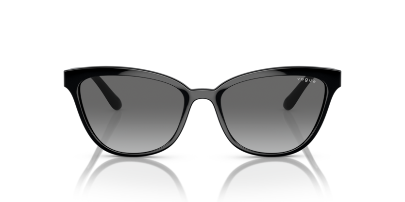 VOGUE PLASTIC CATEYE BLACK FULL SUNGLASS