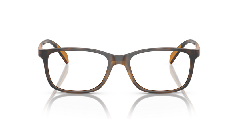 VOGUE PLASTIC BROWN HAVANA SQUARE FULL FRAME