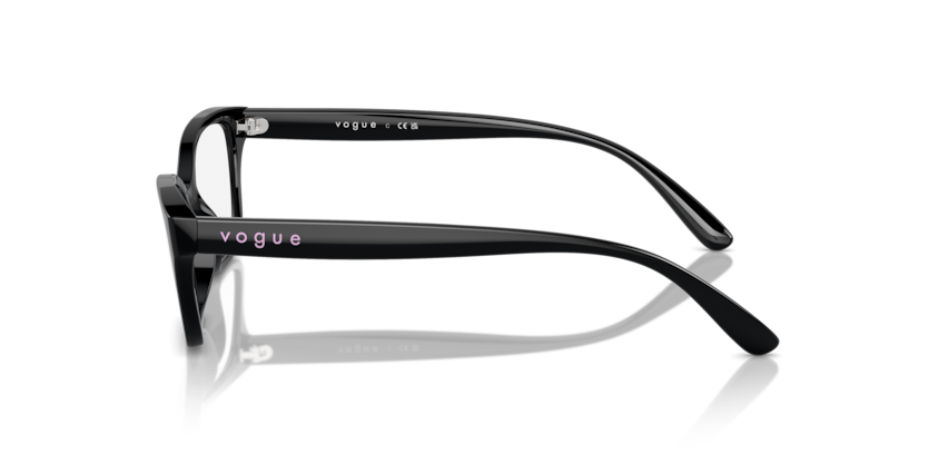 VOGUE PLASTIC BUTTERFLY BLACK FULL FRAME