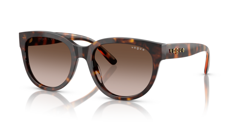 VOGUE PLASTIC DARK HAVNA CATEYE FULL SUNGLASS