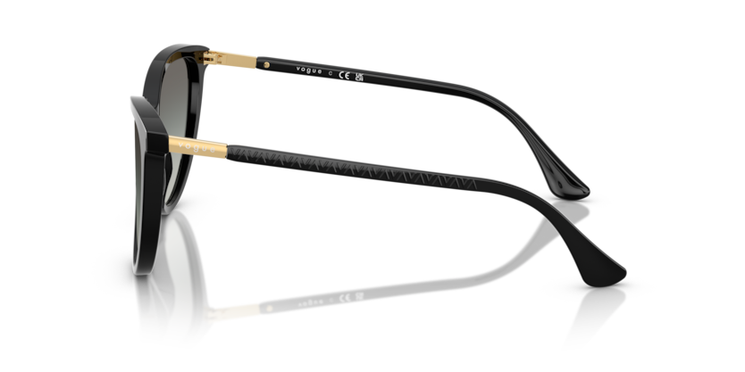 VOGUE PLASTIC CATEYE BLAACK FULL SUNGLASS