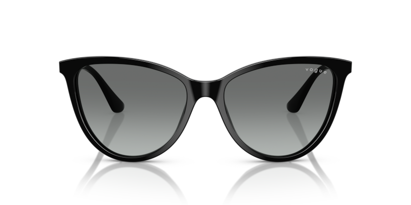 VOGUE PLASTIC CATEYE BLAACK FULL SUNGLASS