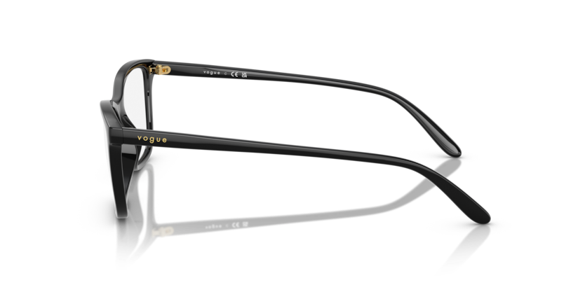 VOGUE PLASTIC BLACK BUTTERFLY FULL FRAME