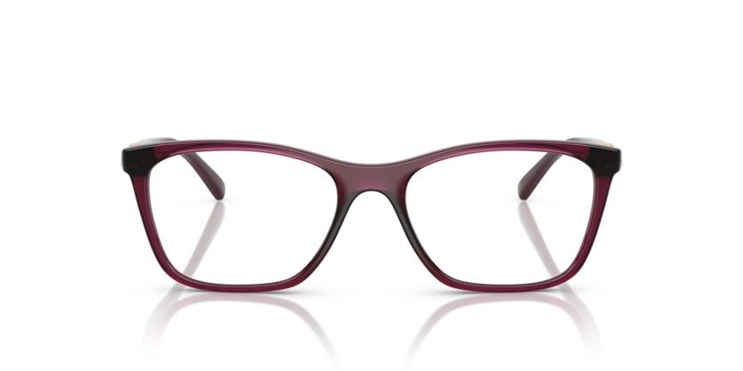 VOGUE PLASTIC TRANSPARENT CHERRY SQUARE FULL FRAME