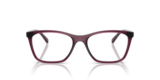 VOGUE PLASTIC TRANSPARENT CHERRY SQUARE FULL FRAME