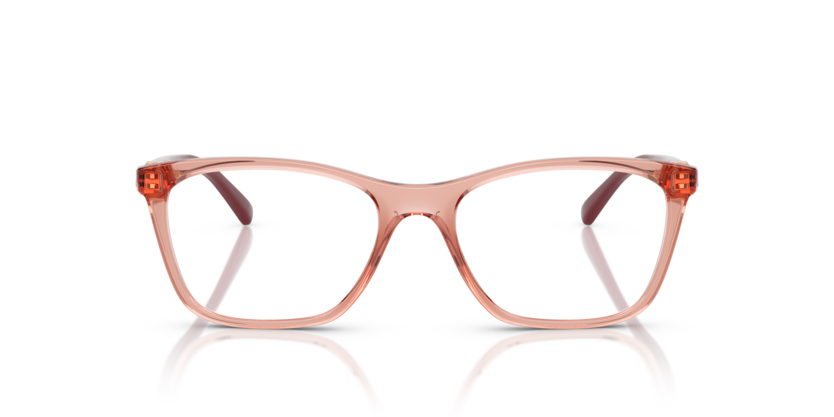 VOGUE PLASTIC SQUARE TRANSPARENT PINK FULL FRAME