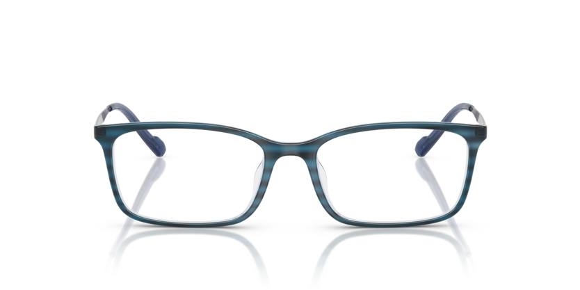 VOGUE PLASTIC BLUE HAVANA RECTANGLE FULL FRAME
