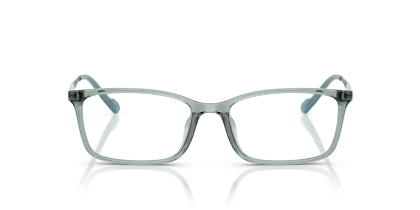 VOGUE PLASTIC TRANSPARENT LIGHT GREEN RECTANGLE FULL FRAME