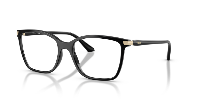 VOGUE PLASTIC BLACK SQUARE FULL FRAME