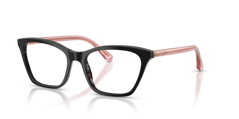 VOGUE PLASTIC BUTTERFLY BLACK FULL FRAME