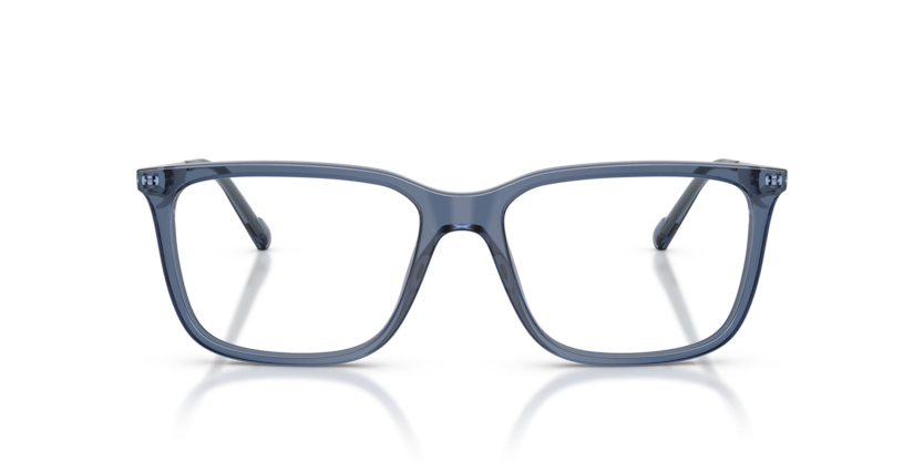 VOGUE PLASTIC SQUARE TRANSPARENT BLUE FULL FRAME