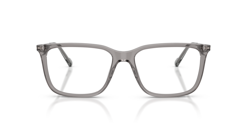 VOGUE PLASTIC TRANSPARENT GREY SQUARE FULL FRAME