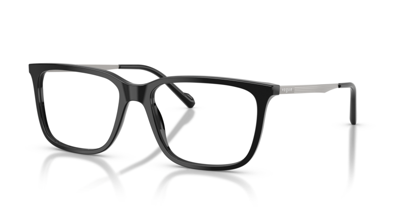 VOGUE PLASTIC SQUARE BLACK FULL FRAME