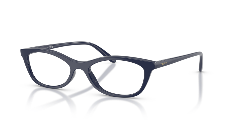 VOGUE PLASTIC DARK BLUE CATEYE FULL FRAME