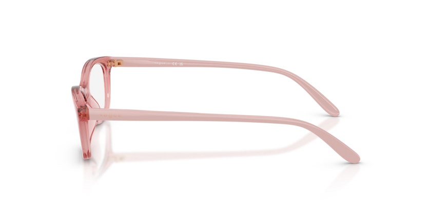 VOGUE PLASTIC CATEYE TRANSPARENT PINK FULL FRAME