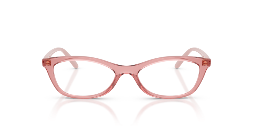 VOGUE PLASTIC CATEYE TRANSPARENT PINK FULL FRAME