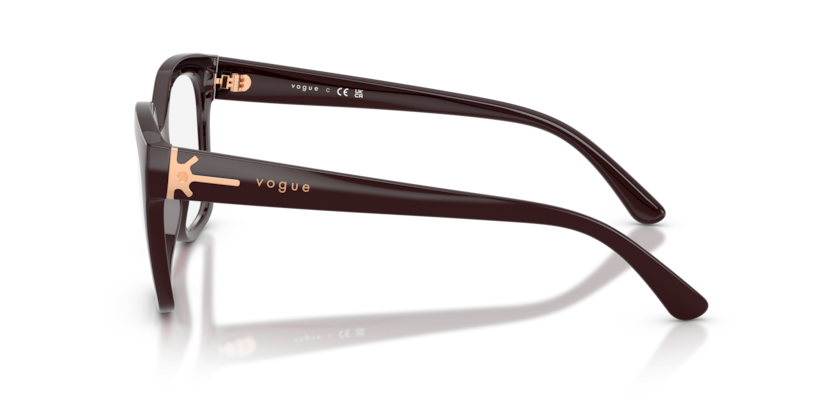 VOGUE PLASTIC CATEYE BORDEAUX FULL FRAME
