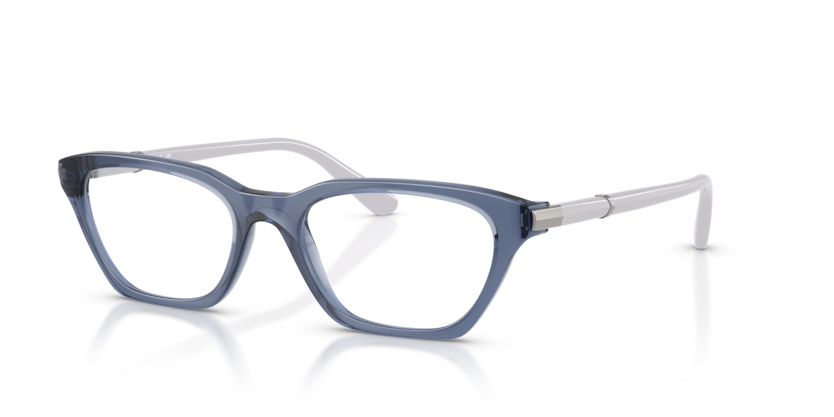 VOGUE PLASTIC TRANSPARENT BLUE CATEYE FULL FRAME