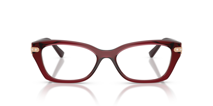 VOGUE PLASTIC TRANSPARENT BORDEAUX CATEYE FULL FRAME
